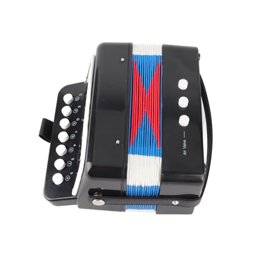 Yctze F 7 -Tasten -Ion -Spielzeug Für Kinder - Musikinstrument mit Bass Für Ning und Spiel - Schwarz (Black) von Yctze