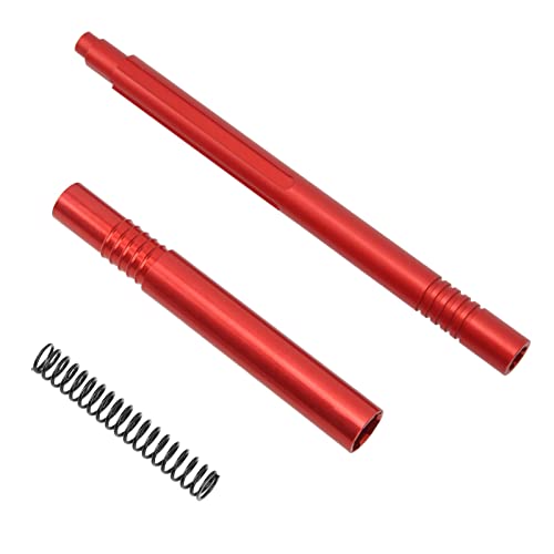 Yctze Fernbedienungsauto Metall Middle Drive Ft für 1/10 Senton und Andere Fernbedienungsautos Emetal Center Drive FtMetal Center Drive Ft AR310884 für Typhon Senton 1/10 RC T (Rot) von Yctze