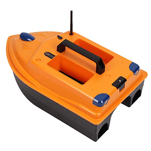 Yctze Fischköderboot, 4 Kg Futterlieferung Laden 500 M 2,4 G Ferngesteuerte Boote, RC Fish Finder GPS-Navigation mit Doppelmotor, Automatischer Rückkehr, 4500 MAh Akku(EU) von Yctze