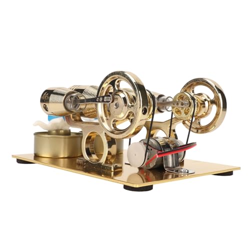 Yctze Heißes Stirling -Motormodell - Einfaches Montage Bildungsspielzeug für und Klassenzimmer mit Elegantem Edelstahl Design von Yctze