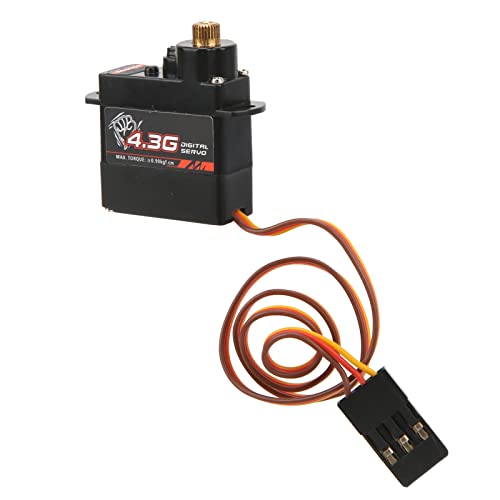 Yctze High RC Digital Servo -Set mit Metal Gear Coreless Motor für /24 RC -Autos, Flugzeuge und Hubschrauber Yctze High RC Digital Servo -Set mit Metal Gear Coreless Motor für /24 RC -Autos, Flugzeuge und Hubschrauber von Yctze
