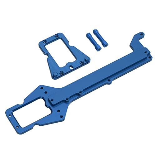 Yctze Hochfestes Aluminiumlegierung Oberes Chassis -Ersatz für Latrax Teton /18 RC -Auto und Stabiles Design (Blue) von Yctze