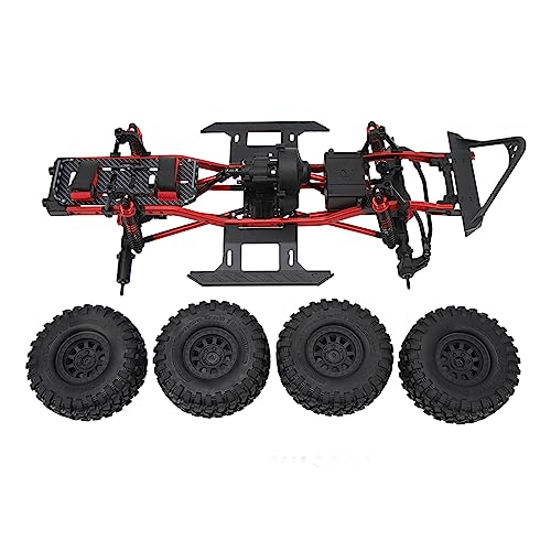 Yctze Hochfestes RC -Chassis -Zubehör für Axiale SCX10 90046/10 Crawler Car Premium Metallmaterial, Stabiles Design, Einfache Baugruppe von Yctze