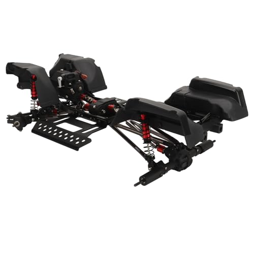 Yctze Hochleistungs-RC-Crawler-Chassis-Rahmen mit 4 Stoßdämpfer und Transmission für Axiale SCX10 /10 von Yctze