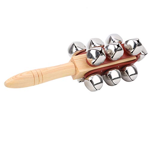 Yctze Hölzerne Handheld Gles Bell Schlittenglocke oder - Musikinstrument Für Partys, F & Education von Yctze