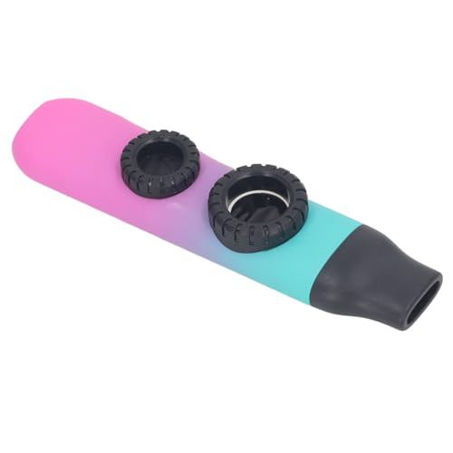 Yctze Kazoo Instrument Doppelflötenloch mit Austauschbarem Mundstück für Einfache Spiele und Tragbarkeit von Yctze