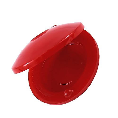 Yctze Kinderplastik Castanet Musikinstrument für Ythm und Koordinationsentwicklung bei Kindern (Rot) von Yctze