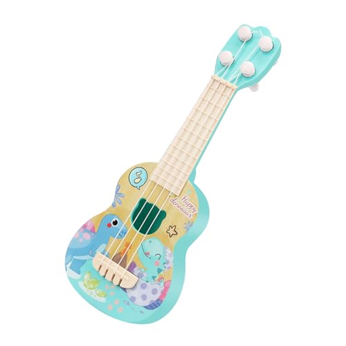 Yctze Kleinkind -Ukulele -Gitarrenspielzeug mit Niedlichem Design 4 Strings Bildungsinstrument für Kinder Zum Lernen und Spielen Musik (Dinosaurier-Muster) von Yctze