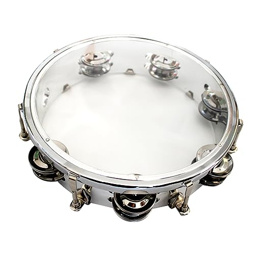 Yctze Metallhandglocke Für Kinder, Leichtes Tragbares Musikspielzeug Für Bildung F in e (8in Silber) von Yctze
