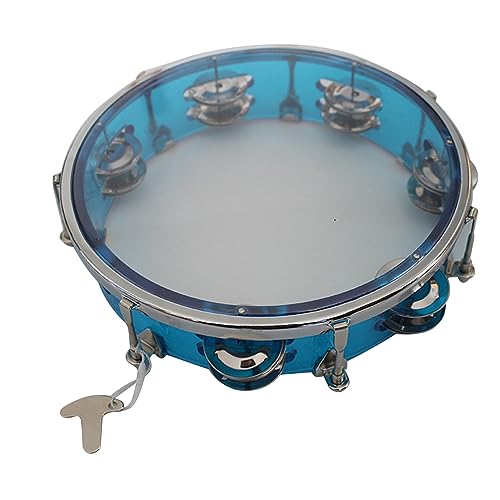 Yctze Metallhandglocke Für Kinder, Leichtes Tragbares Musikspielzeug Für Bildung F in e (8in blau) von Yctze