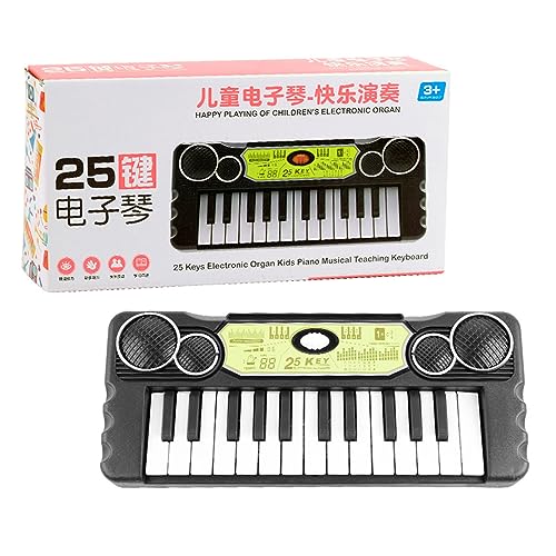 Yctze Multifunktionaler Kinder Klavier -Tastatur - Tragbarer Elektronischer Tasten -Musikinstrumentspielzeug für Ning und Spaß (25 Tasten 11 Modi) von Yctze