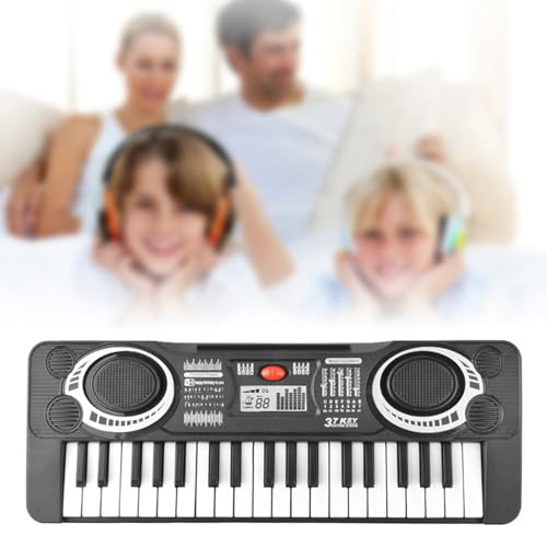 Yctze Multifunktionaler Kinder Klavier -Tastatur - Tragbarer Elektronischer Tasten -Musikinstrumentspielzeug für Ning und Spaß (37 Tasten, 2 Modi) von Yctze