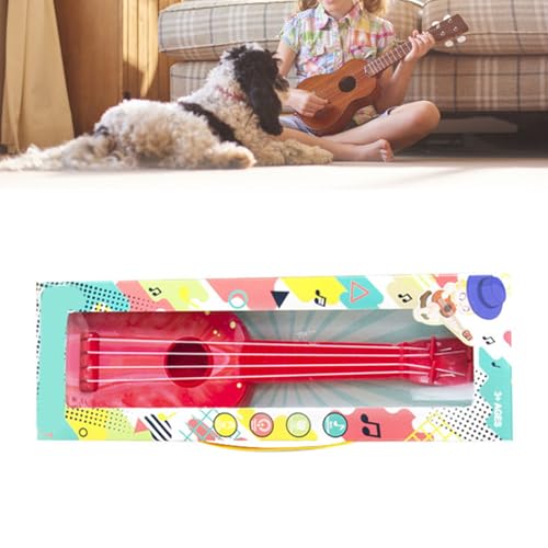 Yctze Nettes Ukulele -Spielzeug für Kinder - Bildungsmusikinstrument für den Heimgebrauch, Sicher und Design für Kleine Hände (Runde Obstform) von Yctze