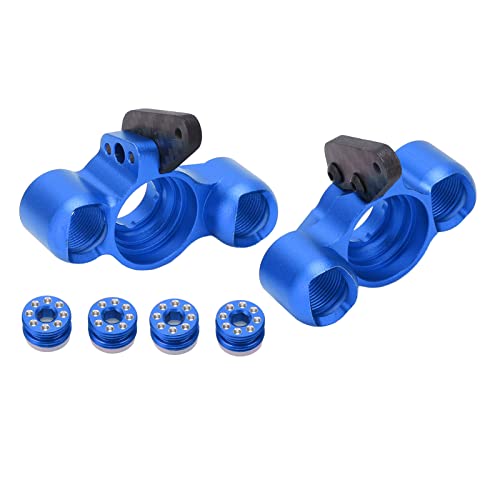 Yctze Paar Aluminium -Frontlenker mit Lagern für RC -Autos Fit & Enhanced Performance (Blue) von Yctze