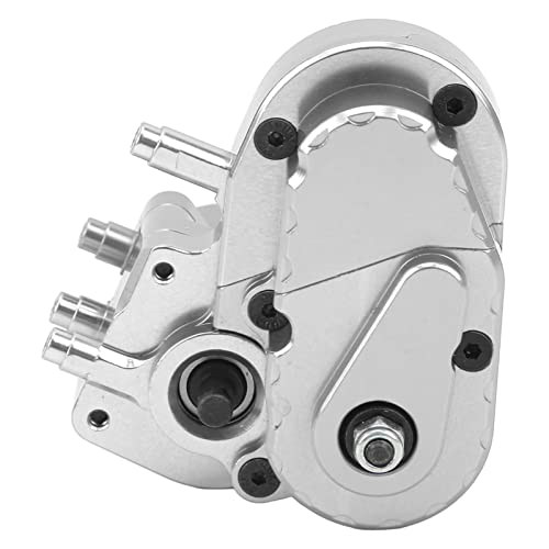 Yctze Premium -Aluminium -Legierung RC Auto mit Metall Zahnrädern für Verbesserte Leistung und Ruhe für Capra UTB /10 (Silver) von Yctze