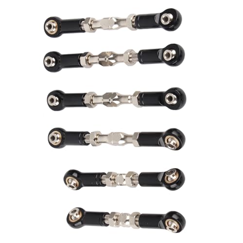 Yctze Premium -Aluminium -Legierung RC Stangenhalterung für /10 Autos Wie Senton, & Typhon Pull Stab Basis Upgrade Teile (Black) von Yctze