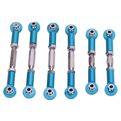 Yctze Premium -Aluminium -Legierung RC Stangenhalterung für /10 Autos Wie Senton, & Typhon Pull Stab Basis Upgrade Teile (Blue) von Yctze