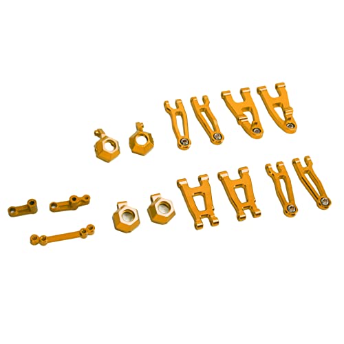 Yctze Premium Aluminium -Legierung RC Upgrade -Teile Kit für UDI UD1603 UD1604 /16 Autos Leichtes, Komplettes Set (Gold) von Yctze
