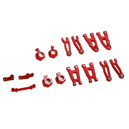 Yctze Premium Aluminium -Legierung RC Upgrade -Teile Kit für UDI UD1603 UD1604 /16 Autos Leichtes, Komplettes Set (Rot) von Yctze