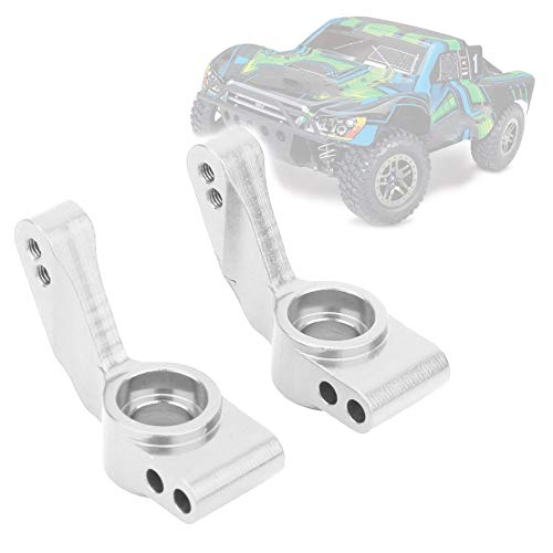 Yctze RC Aluminiumlegierung Lenkradschub -Hub -Trägerhalterung für Schrägstrich Hohe Haltbarkeit und Bearbeitung in Dunkelblau (Silver) von Yctze