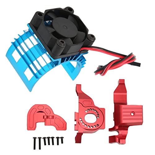 Yctze RC -Auto -Aluminium Legierung Heizküste Set mit Motorhalter und Bodenplatte für das Rennleistungsteuerung (Rot) von Yctze