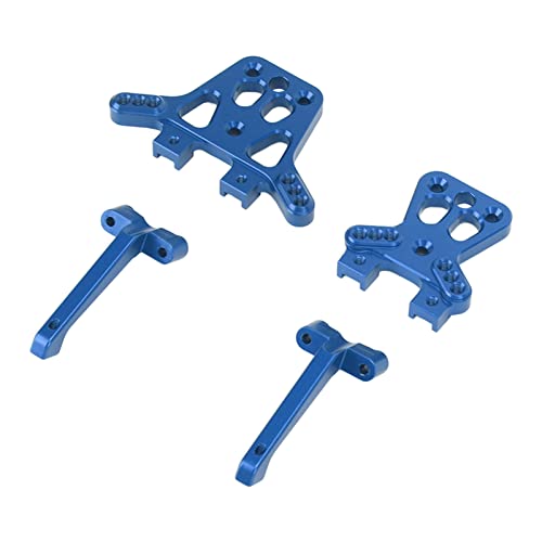 Yctze RC -Auto -Stoßdämpfer Hochwertiger Aluminiumlegierung Vorderer Heckschockturm mit Winkeln für /18 RC Auto (Blue) von Yctze