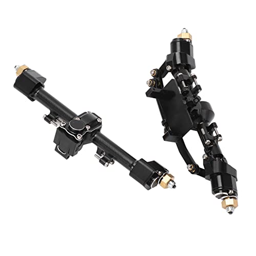 Yctze RC -Autometall -Portalachse für Axial /24 SCX24 Aluminiumlegierung Upgrade (Black) von Yctze