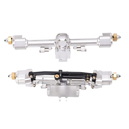 Yctze RC -Autometall -Portalachse für Axial /24 SCX24 Aluminiumlegierung Upgrade (Silver) von Yctze