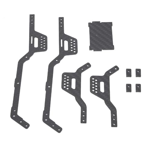 Yctze RC -Chassis -Rahmenträger für /18 Niedrige Zentrum, Kletterfähigkeit und Premium Kohlefaser von Yctze