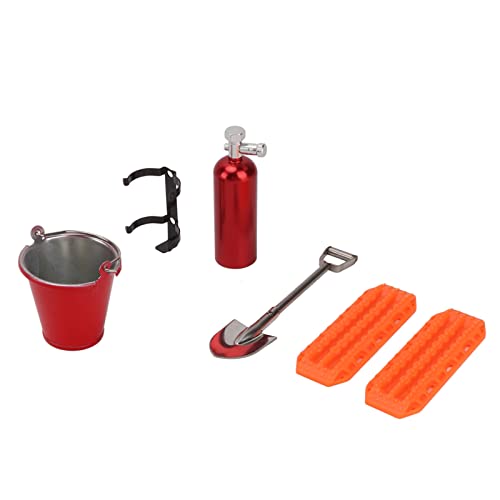 Yctze RC Decoration Set für Axial SCX24 - Plastik Crawler Car Accessoires mit Barrikadenplatine, Eimer, und Bremsenlöcher Yctze RC Decoration Set für Axial SCX24 - Plastik Crawler Car Accessoires mit Barrikadenplatine, Eimer, und Bremsenlöcher von Yctze