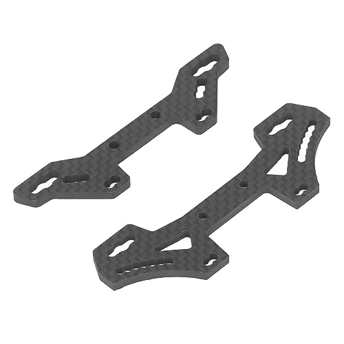 Yctze RC Front- und Heck -Stoß Tower Platte für TT02 /10 RC Autos Leichte Kohlefaser Upgrade Teile von Yctze