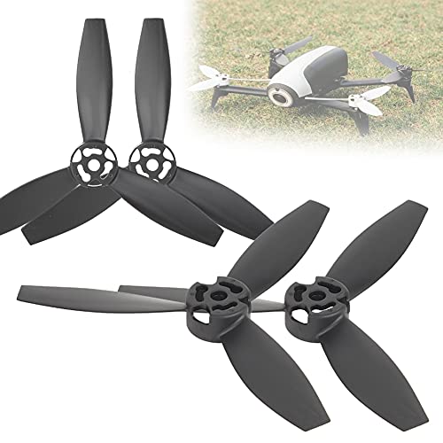 Yctze RC-Propeller, Starke Zugreduzierung, 4-teiliger Drohnenpropeller für Bebop 2 (Black) von Yctze
