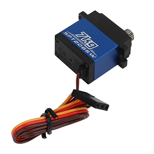 Yctze RC Servo, Servomotor 7 Kg Servo Mini Servo Schaltgeschwindigkeitsservo + Metallservoarm + Metallhalterungssatz für TRX4M 1/18 RC Crawler Upgrade-Teile von Yctze