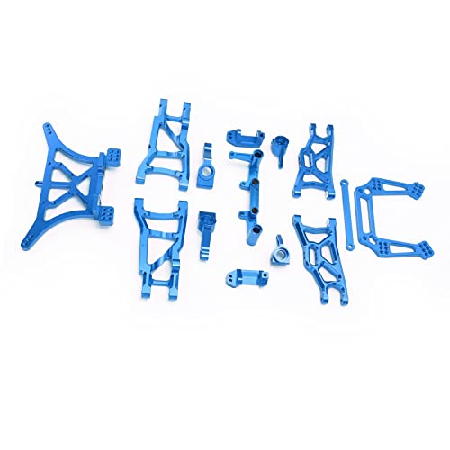 Yctze Rc Accessoriesik Rc Slash 2Wd Aluminiumoy 1 10 Rc Metall Upgrade Zubehör für Rcont Rear Suspension Arm Steering Cup Kit für Slash 2Wd Rc Drift Car 1 10 (Blue) von Yctze