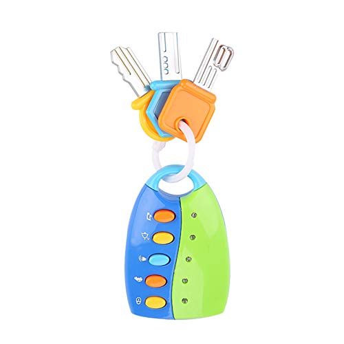 Yctze Smart Key Fernbedienung Auto Spielzeug für Babys, Musical Pretend Play Education Gaming Spielzeug für Kleinkinder (Blue) von Yctze