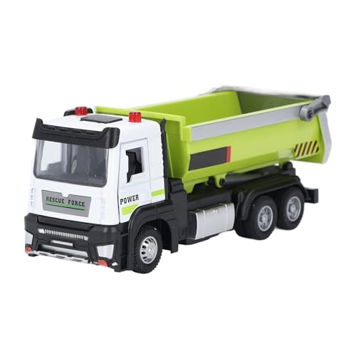 Yctze Spielzeug für Alloy Mulde Truck Model mit Leichten Soundeffekten, Pull Back Design Engineering Truck für von Yctze