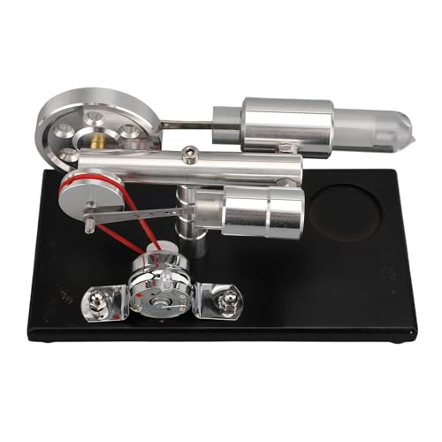 Yctze Stirling Engine Model Kit für Science Physics Experiment Bildungsspielzeug mit Kiefern Grundplatte und Komplettes Zubehör Yctze Stirling Engine Model Kit für Science Physics Experiment Bildungsspielzeug mit Kiefern Grundplatte und Komplettes Zubehör von Yctze