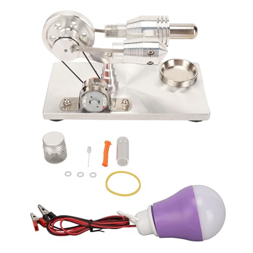 Yctze Stirling Engine Model Sammlerbildzeug für Physik Klassenzimmer Demonstration, Edelstahl -Design Yctze Stirling Engine Model Sammlerbildzeug für Physik Klassenzimmer Demonstration, Edelstahl -Design von Yctze