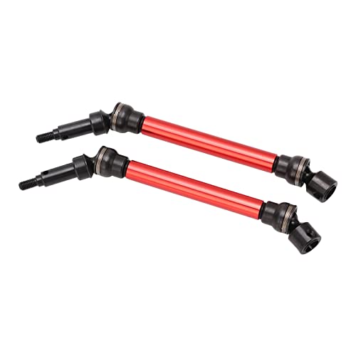 Yctze Vordere Heckwellen -Upgrade -Teil für /8 Kraton 4S RC Auto-, Stahl und Aluminium Legierungsfahrtenwellen (Rot) von Yctze