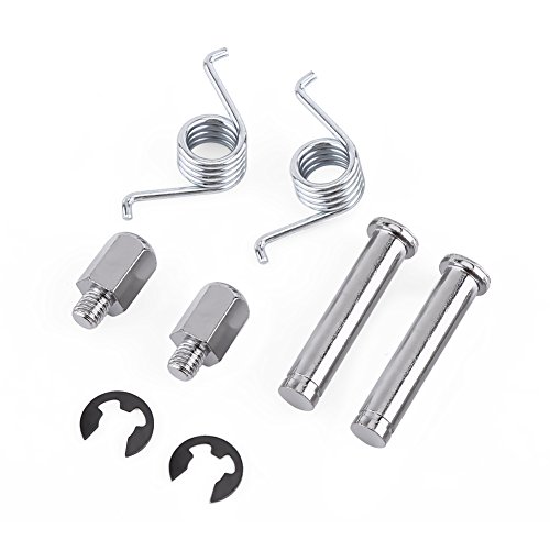 Yctze Vorderfußpegs FootRest Footraps für GSXR600 GSXR750 GSXR1000 2001-2014 Aus Aluminiumlegierung mit Bolzenzubehör Hergestellt (Black) von Yctze