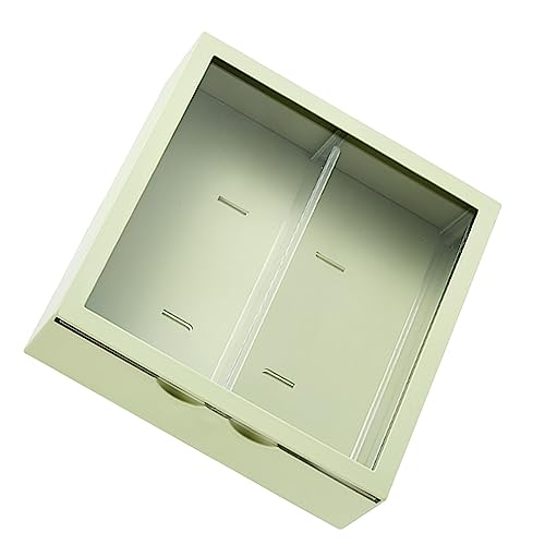 Yctze WALSMOTTED SHOSCASE VERFAHREN HABLE FÜR DLEIBEN Kasten -Zeiten - DAST Proof Lagerregal für Aktionszahlen, Puppen und Kleine Sammlerstücke (Green) von Yctze