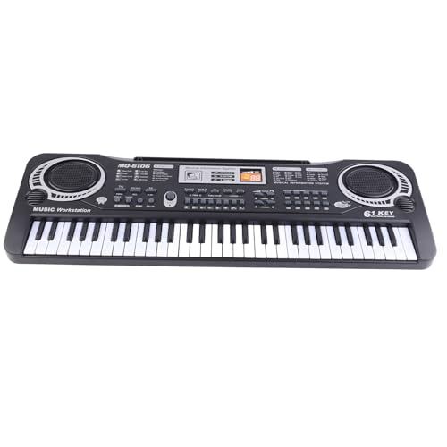 Yctze 's Educational 61 Keys Electronic Organ mit Mikrofon - Musical Intelligence Toy für Frühes Lernen und Spielen (EU -Stecker 220 V) von Yctze