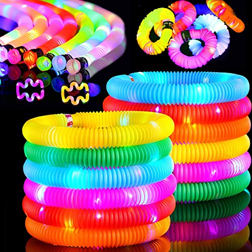 Knicklicht Pop Tubes,12PCS Leuchtstäbe,LED Leuchtspielzeug,LED Stretchrohr,Party Supplies Leuchtstäbe,Partyzubehör im Dunkeln Röhrchen,Geburtstagsparty Dekoration Set, Leuchtende Armbänder Party Deko Knicklicht Pop Tubes,12PCS Leuchtstäbe,LED Leuchtspielzeug,LED Stretchrohr,Party Supplies Leuchtstäbe,Partyzubehör im Dunkeln Röhrchen,Geburtstagsparty Dekoration Set, Leuchtende Armbänder Party Deko von YeahBoom