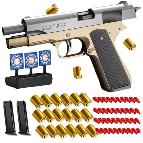 Spielzeug Pistole Kinder,Schaumstoff Soft Bullet Gun Spielzeug,Soft Bullet Gun M416,Schaumstoff Pistole,manuelles Nachladen,Toy Guns für Kinder,Soft Bullet Toy Gun Pistole für 12+ Kindergeschenke von YeahBoom