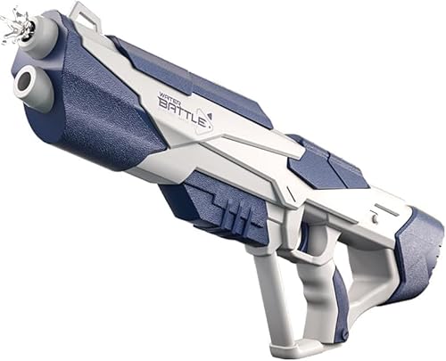 Wasserpistole Elektrisch,Automatische Wasserspritzpistole für Erwachsene Kinder,8-10 M Großer Reichweite Wasserpistole Spielzeug,Hoher Kapazität Wasserpistole,Sommerspielzeug (Space Blue) von YeahBoom