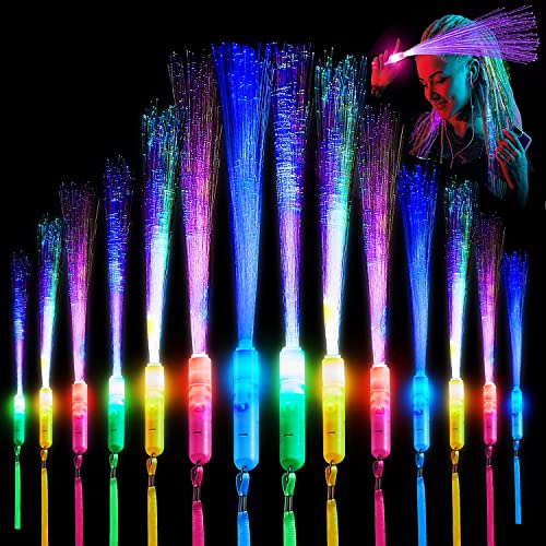 12 Stück Leuchtstab Glasfaser,Leuchtstäbe Partyzubehör,Leuchtstäbe Bunte,LED Leuchtstäbe Glow in The Darkness Stick Partyzubehör,Glasfaser Leuchtstab für Kinder Weihnachten,Party,Konzert,Hochzeit 12 Stück Leuchtstab Glasfaser,Leuchtstäbe Partyzubehör,Leuchtstäbe Bunte,LED Leuchtstäbe Glow in The Darkness Stick Partyzubehör,Glasfaser Leuchtstab für Kinder Weihnachten,Party,Konzert,Hochzeit von YeahBoom