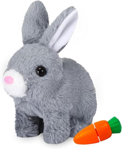 YeahBoom Hüpfender Kaninchen,Hase Elektrisch Spielzeug,Osterhase Stofftier Klein,Plüschhasenspielzeug,Hüpfendes Kaninchen Spielzeug,Interaktives Elektronisches Haustier,Hasen Kuscheltiere Klein YeahBoom Hüpfender Kaninchen,Hase Elektrisch Spielzeug,Osterhase Stofftier Klein,Plüschhasenspielzeug,Hüpfendes Kaninchen Spielzeug,Interaktives Elektronisches Haustier,Hasen Kuscheltiere Klein von YeahBoom