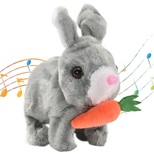 YeahBoom Hüpfendes Kaninchen,Hase Elektrisch Spielzeug,Hüpfendes Kaninchen Spielzeug,Plüschhasenspielzeug,Osterhase Stofftier Klein,Interaktives Elektronisches Haustier,Hasen Kuscheltiere Klein YeahBoom Hüpfendes Kaninchen,Hase Elektrisch Spielzeug,Hüpfendes Kaninchen Spielzeug,Plüschhasenspielzeug,Osterhase Stofftier Klein,Interaktives Elektronisches Haustier,Hasen Kuscheltiere Klein von YeahBoom