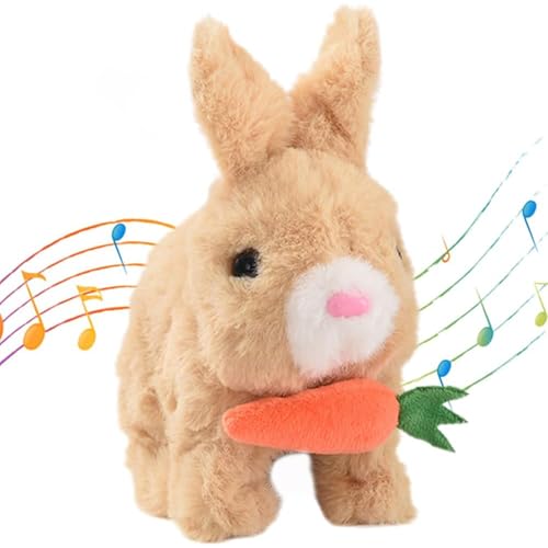 YeahBoom Hüpfendes Kaninchen,Hase Elektrisch Spielzeug,Hüpfendes Kaninchen Spielzeug,Plüschhasenspielzeug,Osterhase Stofftier Klein,Interaktives Elektronisches Haustier,Hasen Kuscheltiere Klein YeahBoom Hüpfendes Kaninchen,Hase Elektrisch Spielzeug,Hüpfendes Kaninchen Spielzeug,Plüschhasenspielzeug,Osterhase Stofftier Klein,Interaktives Elektronisches Haustier,Hasen Kuscheltiere Klein von YeahBoom