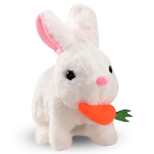 YeahBoom Hüpfendes Kaninchen,Hase Elektrisch Spielzeug,Hüpfendes Kaninchen Spielzeug,Plüschhasenspielzeug,Osterhase Stofftier Klein,Interaktives Elektronisches Haustier,Hasen Kuscheltiere Klein YeahBoom Hüpfendes Kaninchen,Hase Elektrisch Spielzeug,Hüpfendes Kaninchen Spielzeug,Plüschhasenspielzeug,Osterhase Stofftier Klein,Interaktives Elektronisches Haustier,Hasen Kuscheltiere Klein von YeahBoom